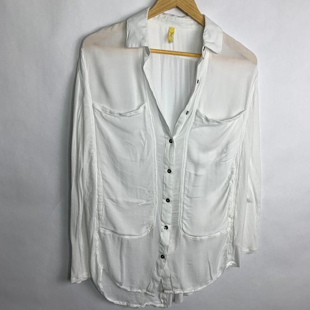 Free People Blouse Button Down Size XS